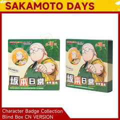 Sakamoto Days Collectible Character Badge Set Blind Box