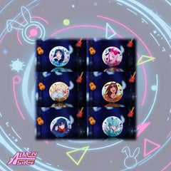 Alien Stage Bunny Series Badge Blind Box (6 Packs/Box)