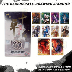Hua Jiang Hu Bu Liang Ren Official Anime Merch Trading Collectible Cards Blind Box Set