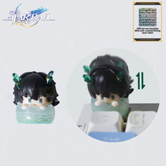 Honkai: Star Rail Fingertip Keycap Series Vol.1 — Official Chibi Blind Box | Trailblazer, Jing Yuan, Kafka & More | PVC, Fits Most Mechanical Keyboards | Brand New Sealed