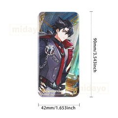 Genshin Impact Themed Square Badge - Wriothesley - BilaBila