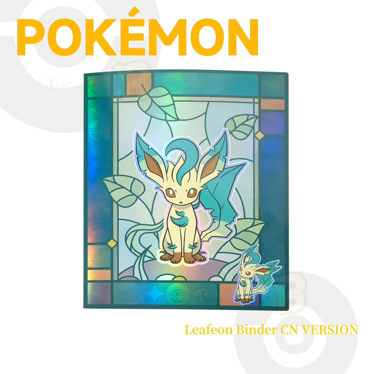 Pokémon Eevee Leafeon Trading Card Binder