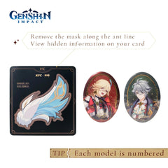 2025 Mihoyo Genshin Impact Character Stand Pin Badge Card Kaveh Alhaitham