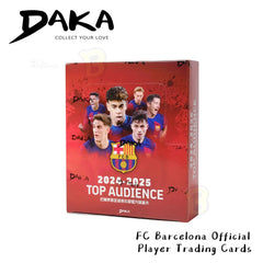 Daka Barcelona Top Audience 2024/25 Football Player Card Blind Box Sport Trading Cards