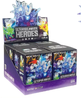 Ultraman 3D Card & Figure Blind Box (4 Pack/Box)