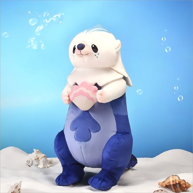 Genshin Impact Neuvillette Sea Otter Plush Doll – Ocean Series | Large | Brand New
