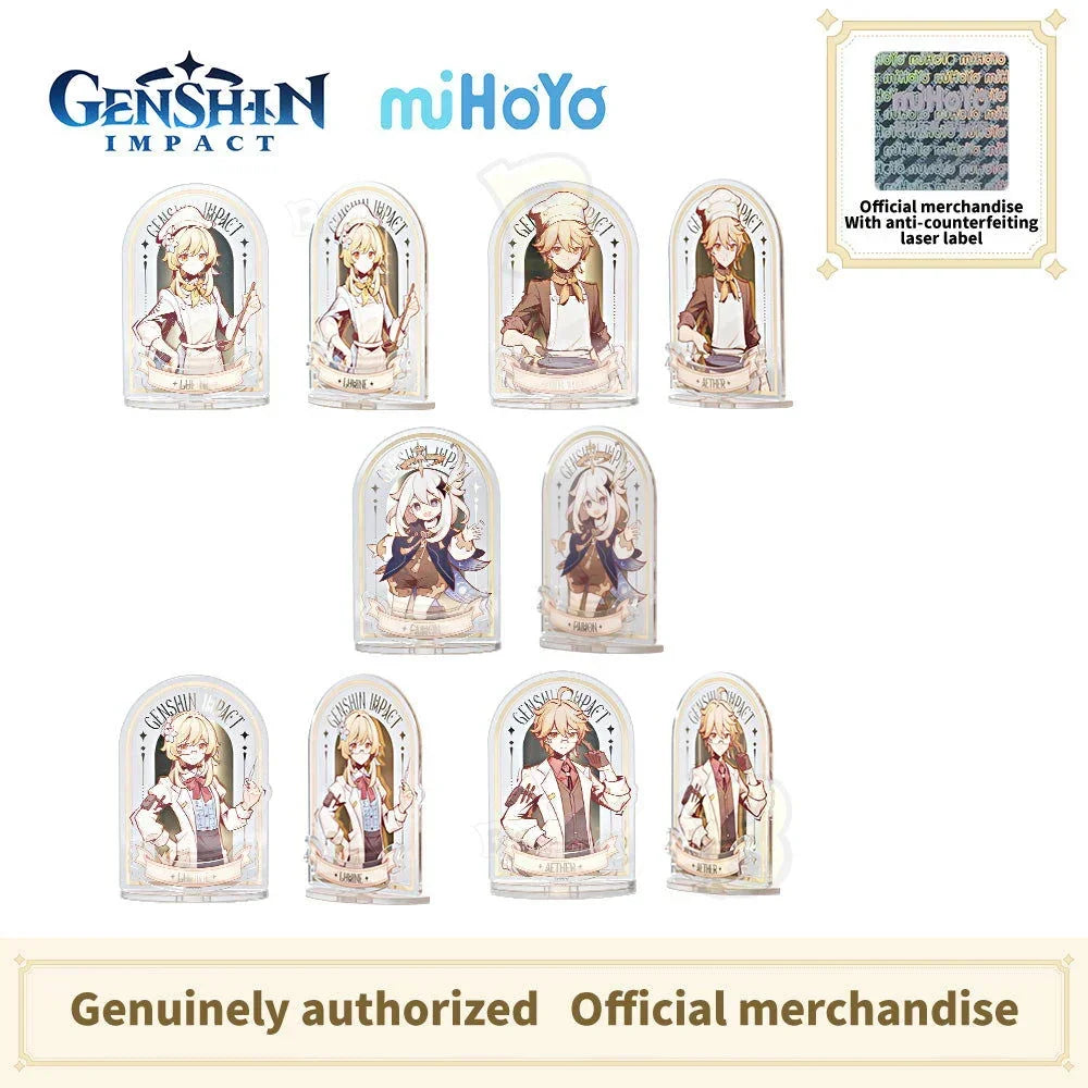 GENSHIN IMPACT Shadow Hunting Series Character Acrylic Stand- Aether Lumine Paimon - BilaBila