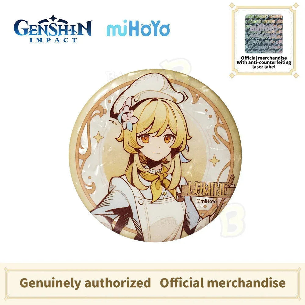 GENSHIN IMPACT Shadow Hunting Series Character Badge- Aether Lumine Paimon - BilaBila