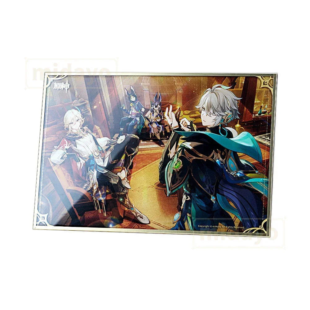 GENSHIN IMPACT Themed Series Acrylic Bordered Poster -A Parade of Providence - BilaBila