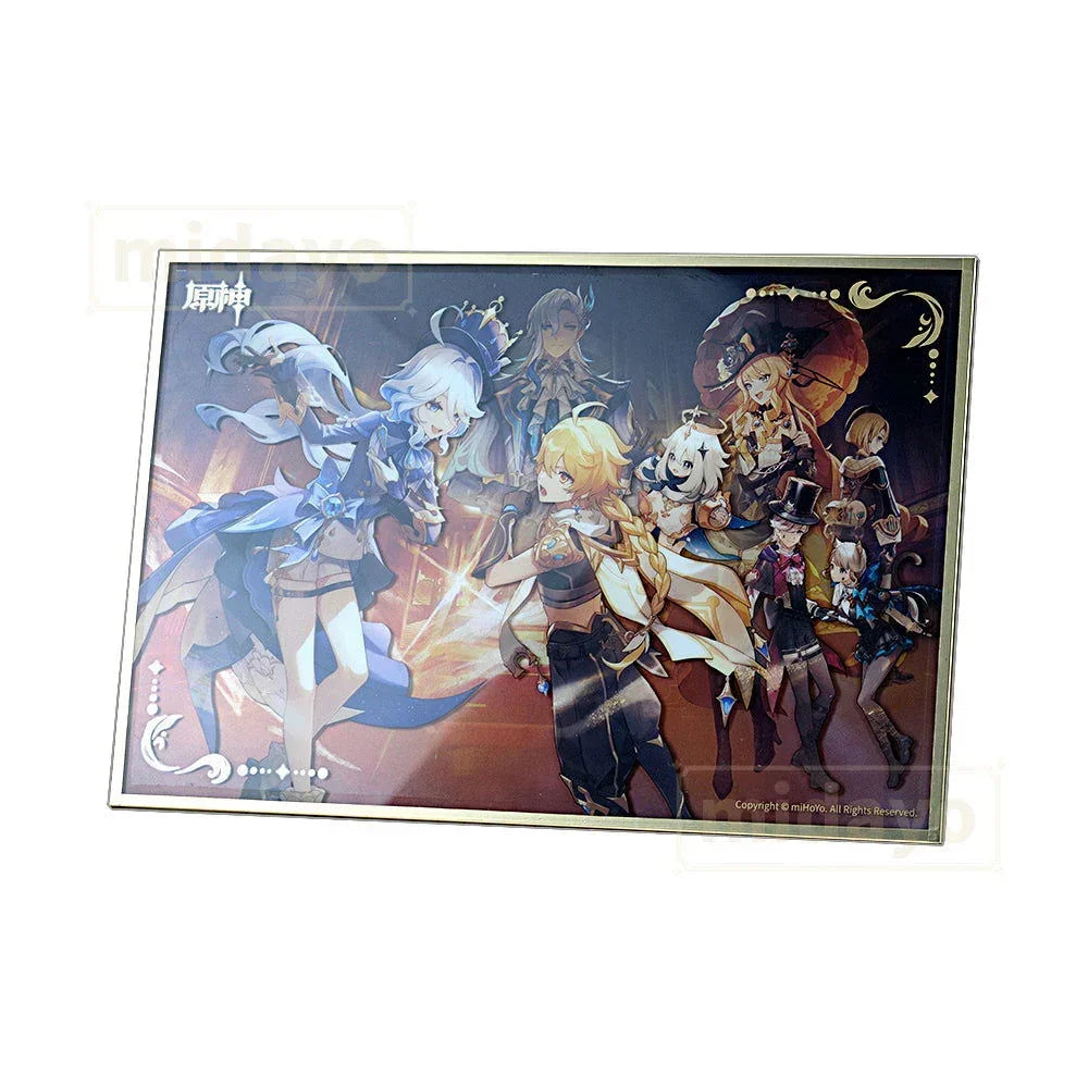 GENSHIN IMPACT Themed Series Acrylic Bordered Poster - As Light Rain Falls Without Reason - BilaBila