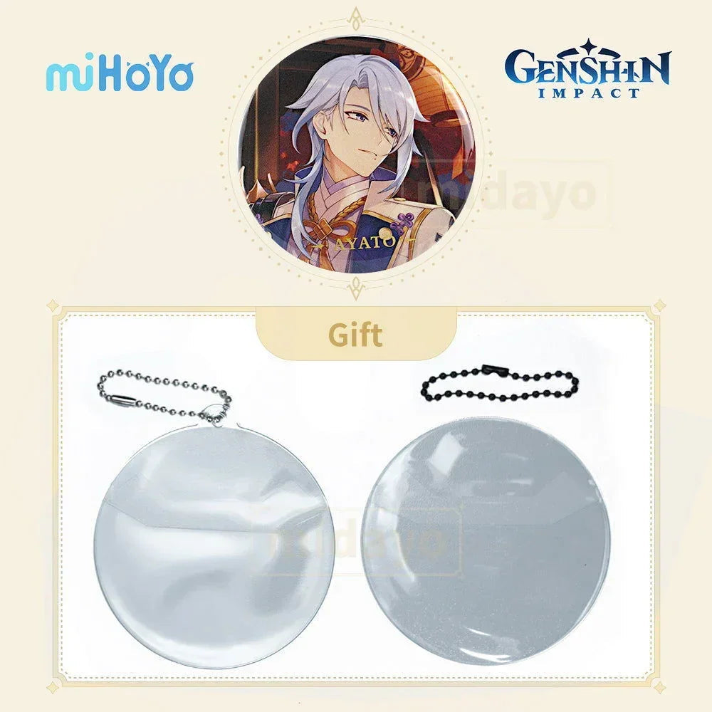 GENSHIN IMPACT Themed Series Character Badge-Kamisato Ayato - BilaBila