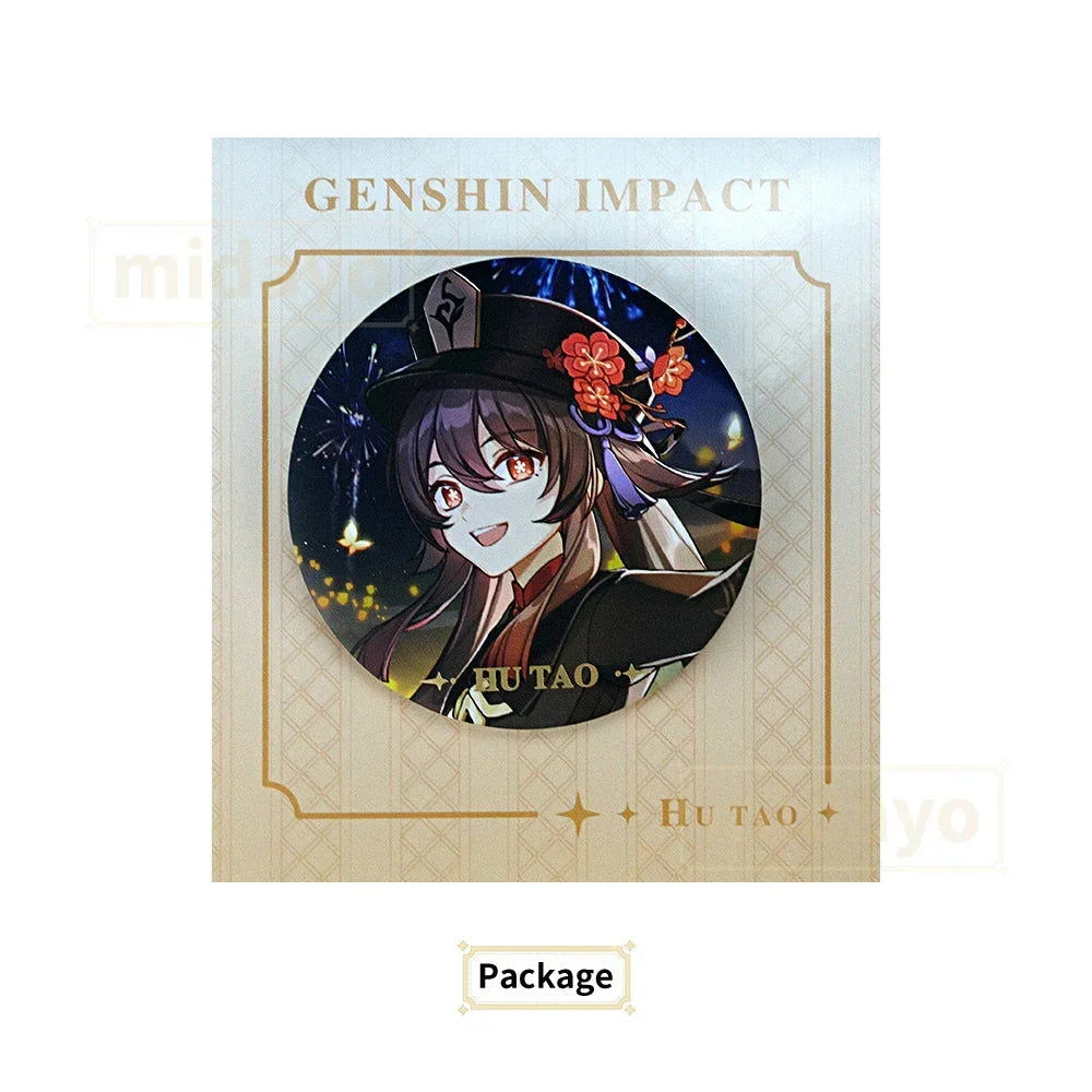 GENSHIN IMPACT Themed Series Character Badge - Hu Tao - BilaBila