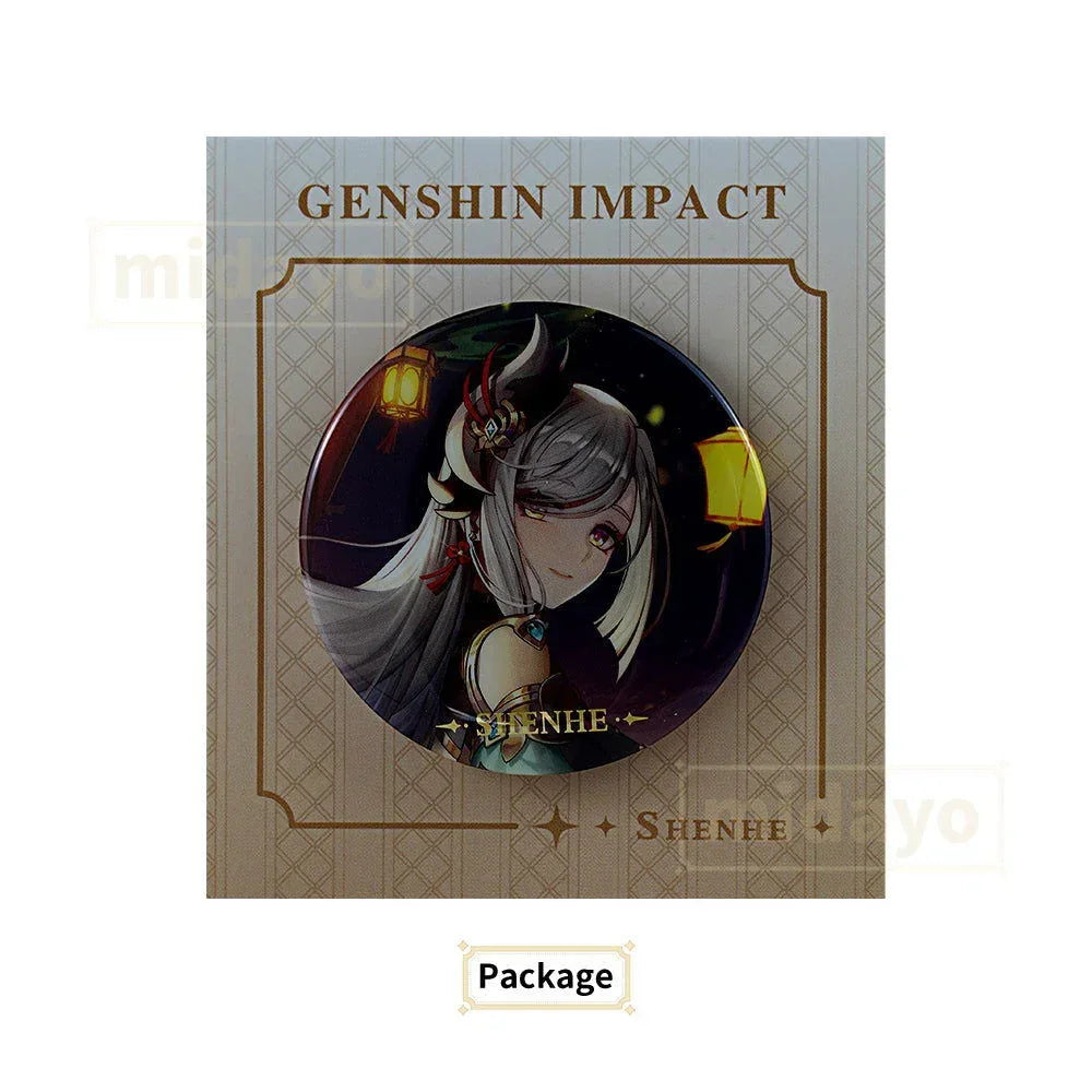 GENSHIN IMPACT Themed Series Character Badge - Shenhe - BilaBila