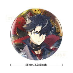 Genshin Impact Anecdote Series Character Badge-Wriothesley - BilaBila