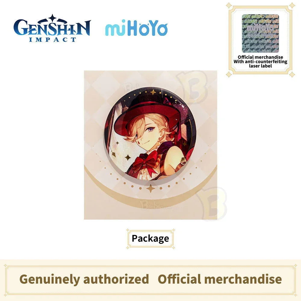 Genshin Impact Anecdote Series Character Badge -Lyney - BilaBila