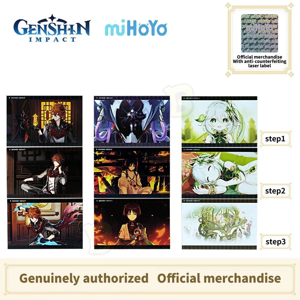 Genshin Impact Character Preview Video Series Photo Card - BilaBila