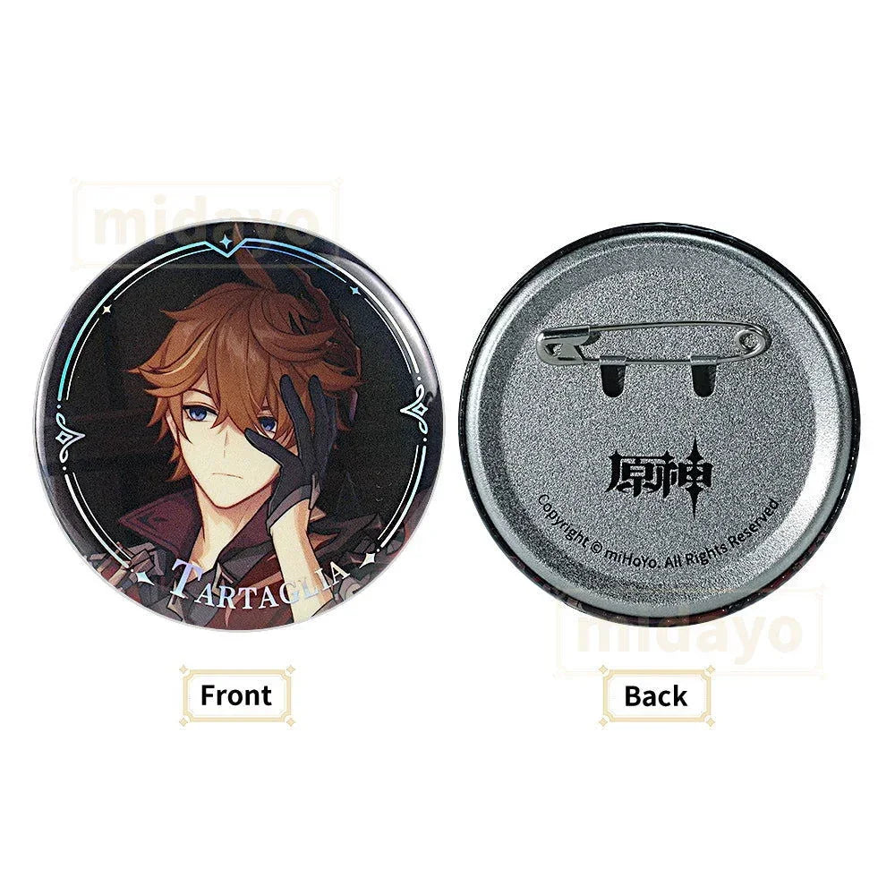 Genshin Impact Character Teaser Series Badge-Tartaglia - BilaBila