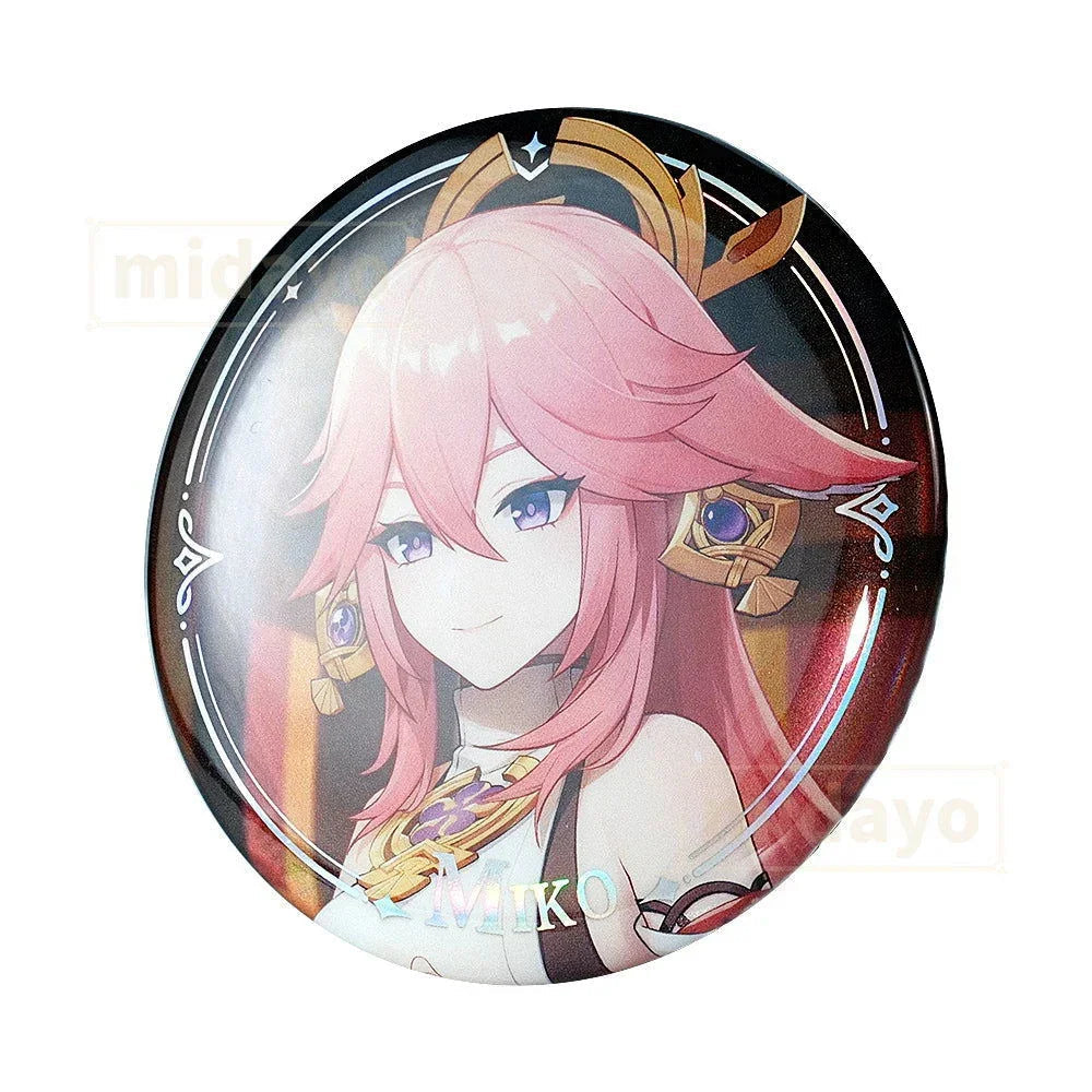Genshin Impact Character Teaser Series Badge-Yae Miko - BilaBila