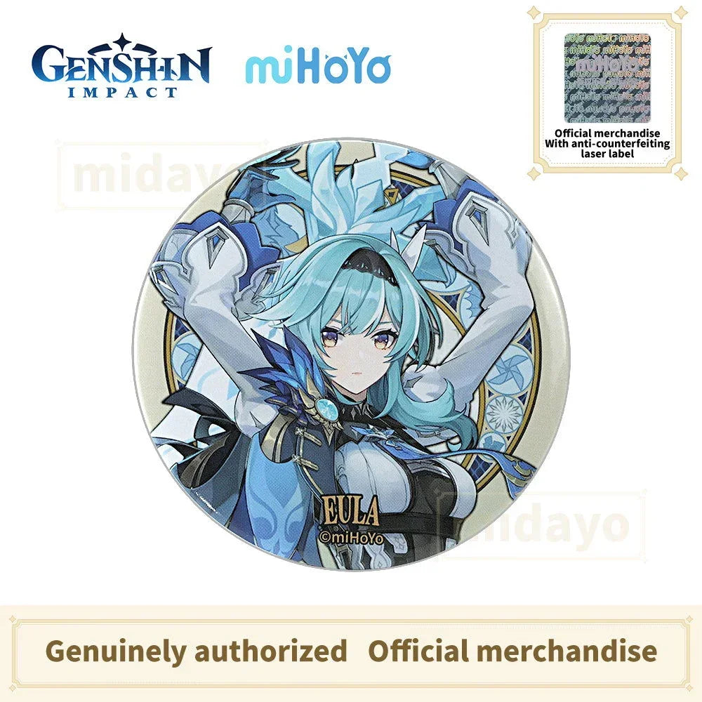Genshin Impact Mondstadt Themed Series Character Badge -Eula - BilaBila