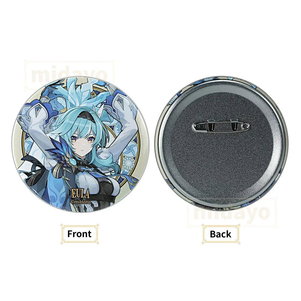 Genshin Impact Mondstadt Themed Series Character Badge -Eula - BilaBila