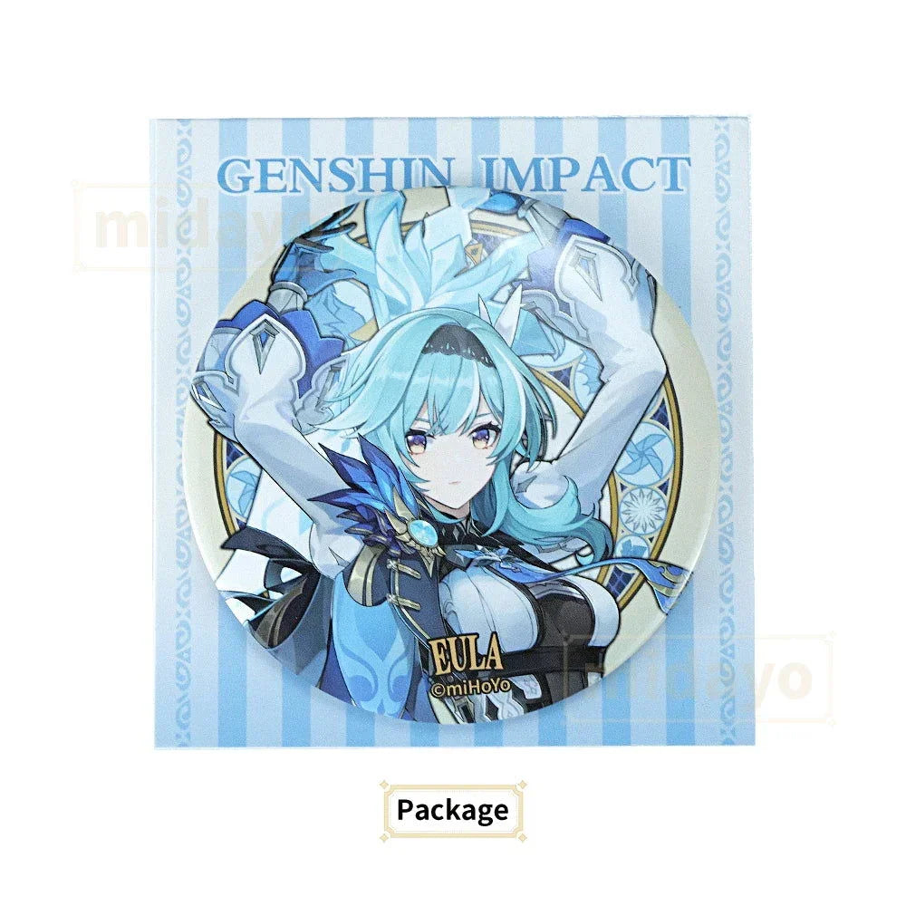 Genshin Impact Mondstadt Themed Series Character Badge -Eula - BilaBila