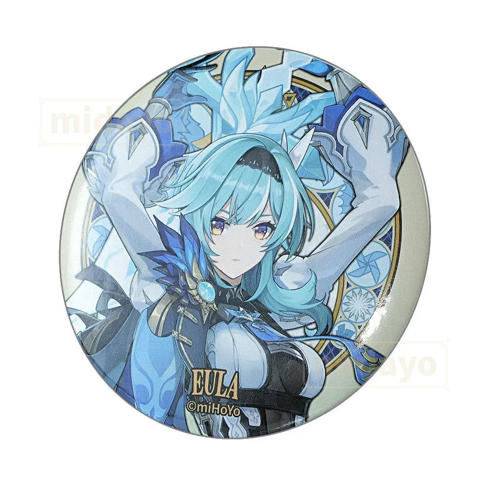 Genshin Impact Mondstadt Themed Series Character Badge -Eula - BilaBila