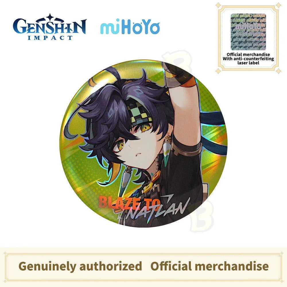 Genshin Impact Spark Natlan series badge Series Character Badge - Kinich Kachina Mualani - BilaBila
