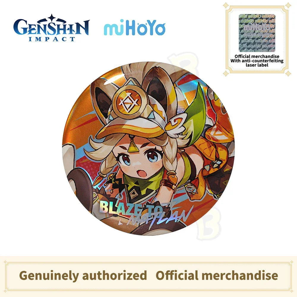 Genshin Impact Spark Natlan series badge Series Character Badge - Kinich Kachina Mualani - BilaBila