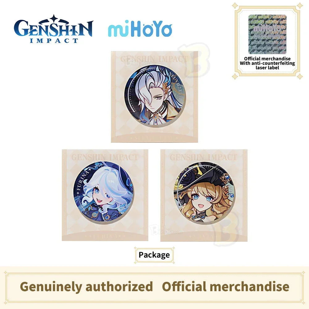 Genshin Impact Special Program Series Character Badge - Furina Neuvillette Navia - BilaBila