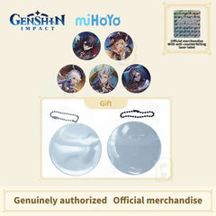 Genshin Impact Themed Series Character Badge-Furina  Neuvillette Wriothesley Arlecchino Navia - BilaBila