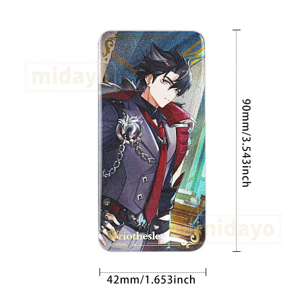 Genshin Impact Themed Square Badge - Wriothesley - BilaBila