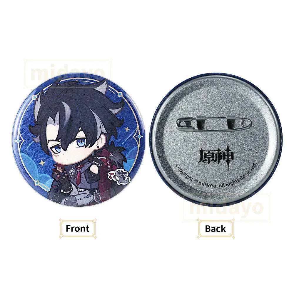 Genshin Impact  Letters From The Stars Series Character Badge - Wriothesley - BilaBila