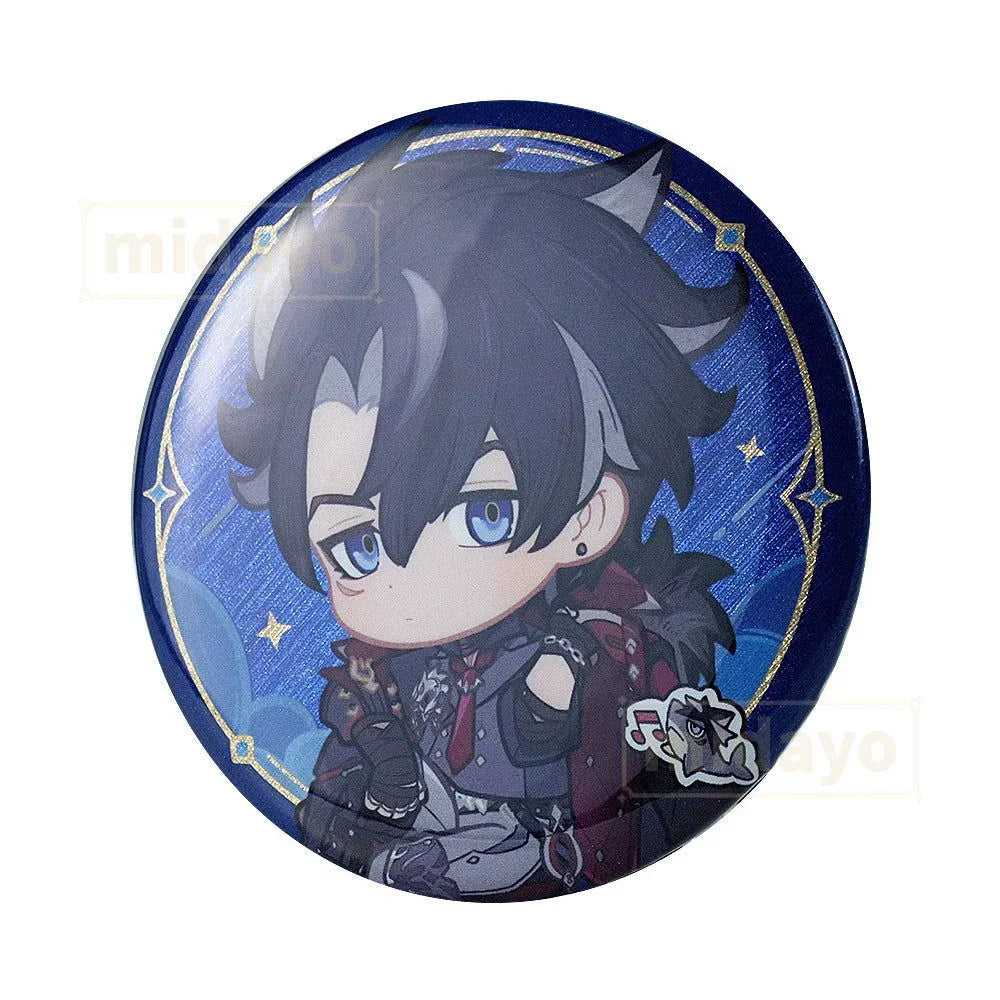 Genshin Impact  Letters From The Stars Series Character Badge - Wriothesley - BilaBila